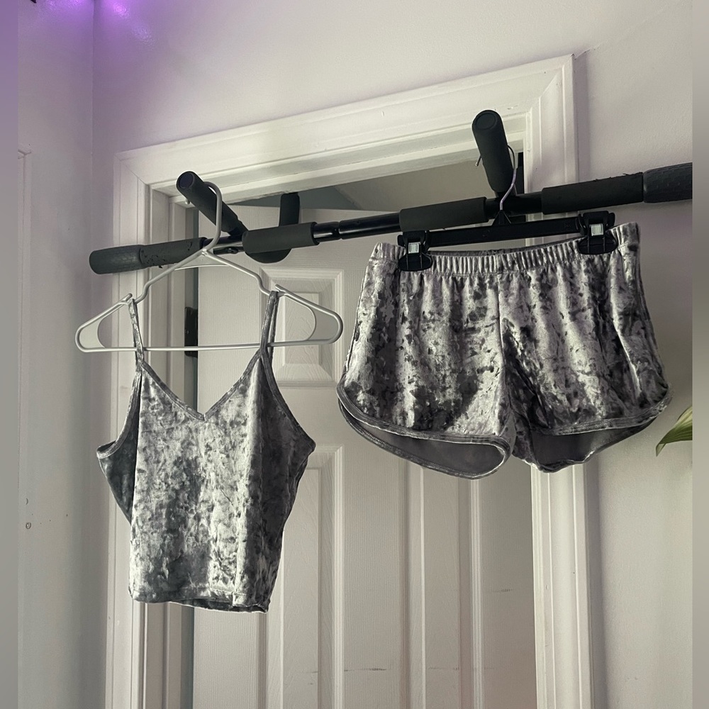 velvety pj set